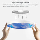 Axyaa Modern Blue Sky Moon LED Ceiling Light for Home Decor