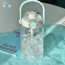 Axyaa 640ml Tritan Straw Handle Water Bottle