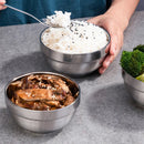 Axyaa Stainless Steel Snack Bowl Set for Home Kitchen Dining
