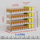 Axyaa Cigarette Pusher Rack: Elegant Display Stand for Supermarkets and Stores