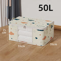 Axyaa Foldable Non-Woven Storage Bag Fabric Wardrobe Organizer with Zipper