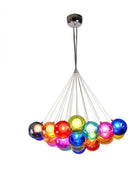 Axyaa Colorful Glass Ball Bubble Chandelier