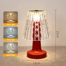 Axyaa Crystal Diamond LED Desk Lamp for Bedroom Office Wedding Night Light