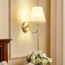 Axya Fabric Wall Lamp with LED Lights for Home Interior Lighting