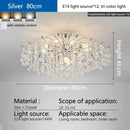 Axyaa Luxury Crystal LED Chandelier for Elegant Home Lighting