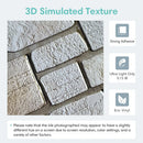 Axyaa 3D Faux Stone Self-Adhesive Wall Panels, TV Background Tiles, Water/Mold Resistant, 30x30cm