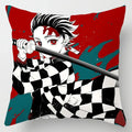Axyaa Demon Slayer Kimetsu No Yaiba Pillowcase - Kamado Tanjirou Tomioka Giyuu Decor