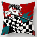 Axyaa Demon Slayer Kimetsu No Yaiba Pillowcase - Kamado Tanjirou Tomioka Giyuu Decor