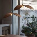Axyaa Solid Wood Pendant Light: Retro Japanese Style E27 Hanging Lamp for Kitchen Dining Room