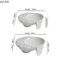 Axya Rock Texture Ceramic Dinner Plate Set