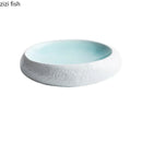 Axyaa Oval Ceramic Dinner Dishes Set - Modern Tableware for Home, Restaurant, and Hotel