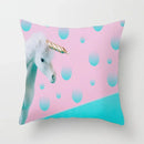 Axyaa Tropical Leaf Print Pillowcase for Living Room Sofa