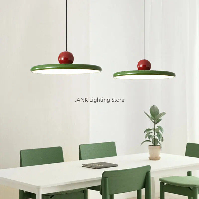 Axyaa Retro Medieval Bauhaus Flying Saucer Chandelier LED Interior Decoration Lamp