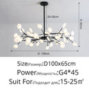 Luxurious Firefly LED Chandelier by Axyaa - Modern Nordic Home Lighting