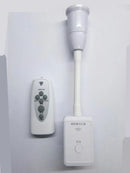 Axya E27 LED Remote Control Plug Lamp Holder with 3 Brightness Levels.