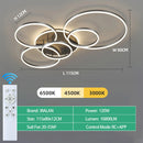 Axyaa LED Ceiling Light Chandelier for Home Decor - Round Living Room, Bedroom, Study Lighting