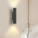 Axyaa Black Stone LED Wall Lamp for Modern Living Room Bedroom Lighting