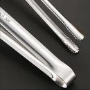 Axyaa Stainless Steel Kitchen BBQ Tongs - Cooking Utensil and Grill Tool