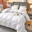 Axyaa Goose Down Comforter - Thick California Super King Size for Winter Warmth