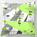 Colorful Blocks Geometric Abstract Pattern Cushion Cover by Axyaa