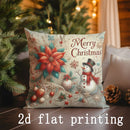 Christmas-Themed Digital Printed Pillow Covers by Axyaa for Sofa Bedroom Car