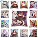 Genshin Impact Axyaa Pillow Cases - Klee Xiao Venti Hutao Anime Printed Pillowcases