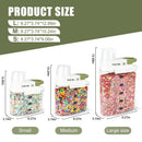 Axyaa Cereal Storage Container with Pour Spout Seal for Dry Food and Pantry Organization