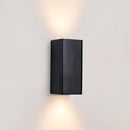 Axyaa Industrial LED Wall Lamp Black Travertine Stone Bathroom Mirror Stair Light