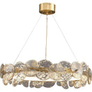 Axyaa Luxury Crystal Chandelier Pendant Light for Living Room, Hotel, Villa, Master Bedroom