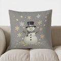 Axyaa Christmas Tree & Snowflake Pillow Cover for Sofa, Bedroom, Car