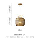 Axyaa Zen Birdcage Pendant Light LED E27 Gold Hanging Lamp for Restaurant Tea Room