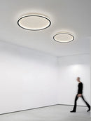 Axyaa Modern LED Ceiling Lights for Living Room Bedroom, Square/Round Fixtures