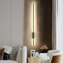 Axya Linear Tube LED Wall Lamp Up Down Black Sconce