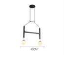 Axyaa Retro Nordic Walnut Pendent Lamp for Living Room and Bar Counter