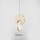 Axyaa Modern Round LED Pendant Lights for Home Decoration