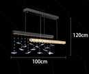 Axyaa Crystal Chandelier Stair Pendant Living Room Lighting Interior Pendant Lights