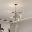 Axyaa Modern Chandelier LED Lights for Home Decor Luxe Luster Fixture