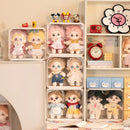 Axyaa Acrylic Doll Display Stand Box for Plush Toys & Figures