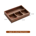 Axyaa Solid Wood Desk Organizer Tray for Office and Home Storage
