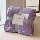 Axyaa Luxury Flannel Travel Blanket: Lightweight, Soft, Non-shedding, Colorfast Multipurpose Blanket