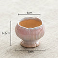 Lotus Shape Ceramic Vase by Axyaa: Elegant Table Decor for Flowers & Plants