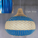 Axyaa Rattan Pendant Lights: Chinese Style Luminaire for Dining, Restaurant