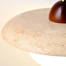 Axyaa Wabi Sabi Travertine Pendant Light - Nordic Marble Hanging Lamp