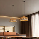 Axyaa Bohemian Hemp Rope Chandelier Pendant Lamp Light