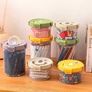 Axyaa Transparent Pencil Case - Marker Pen Storage Box & Organizer
