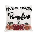 Axyaa Embroidered Pumpkin Fall Pillowcase - Cozy Sofa Cushion Cover