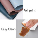 Axyaa PU Faux Leather Table Mats & Coasters Set for Dining & Kitchen, Christmas Theme