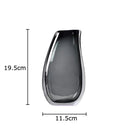 Modern Hydroponic Glass Vase by Axyaa - Minimalist Desk Decoration and Floral Arrangement