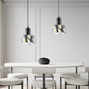 Axyaa Marble Pendant Lamp: Luxury Natural Stone Chandelier for Bedroom, Living, and Dining Room