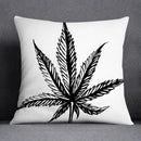 Axyaa Green Leaf Theme Pillowcase - Decorative Polyester Home Decoration 45*45cm